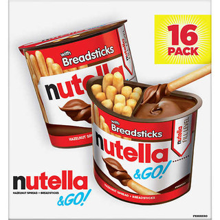 [22042] Nutella & Go Hazelnut Spread with Breadsticks 16 ct 1.8 oz