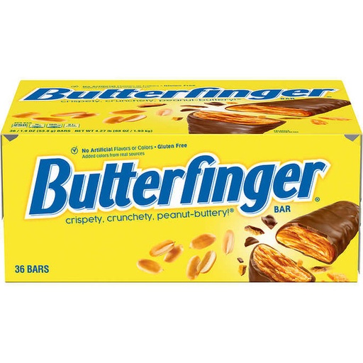 [10100] Butterfinger Bar 36 ct 1.9 oz