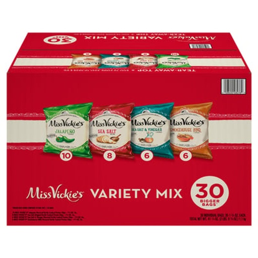 [21379] Miss Vickies Potato Chips Variety 30ct