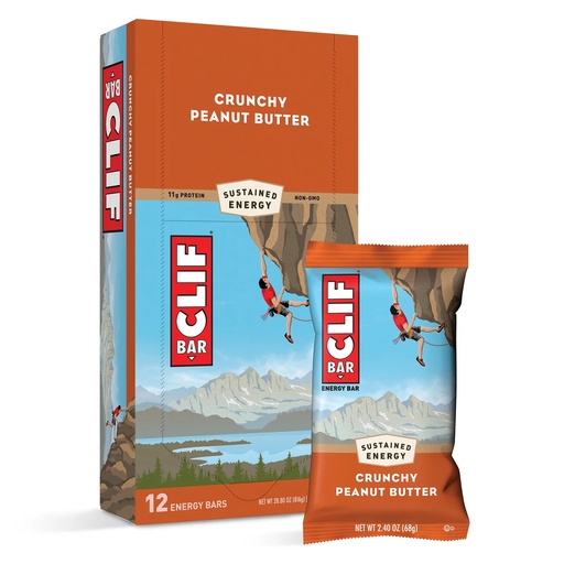 [22520] Clif Bar Crunchy Peanut Butter 12 ct 2.4 oz