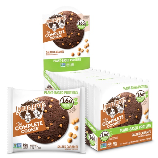 [22857] Lenny & Larry's The Complete Cookie Salted Caramel 4oz 12ct