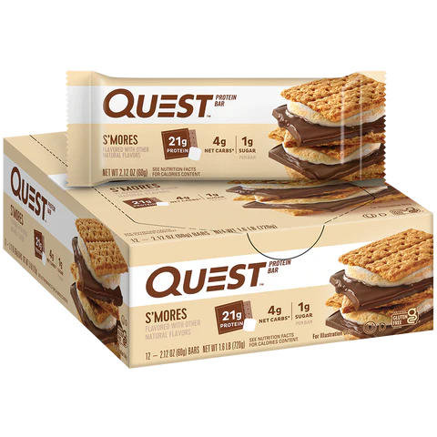[23535] Quest Bar S'mores 12 ct 2.12oz