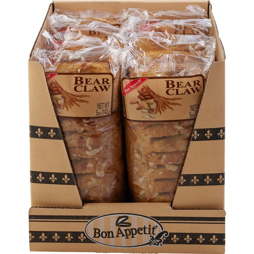 [23719] Bon Appetit Bear Claw Danish 8ct 5oz