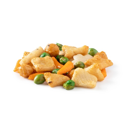 [53750] Oriental Rice Cracker Mix with Peas 22lbs