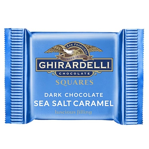 [55201] Ghirardelli Dark Caramel Sea Salt Chocolates 430ct