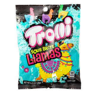 [32014] Trolli Sour Brite Llama 12 ct 4.25 oz Peg Bag