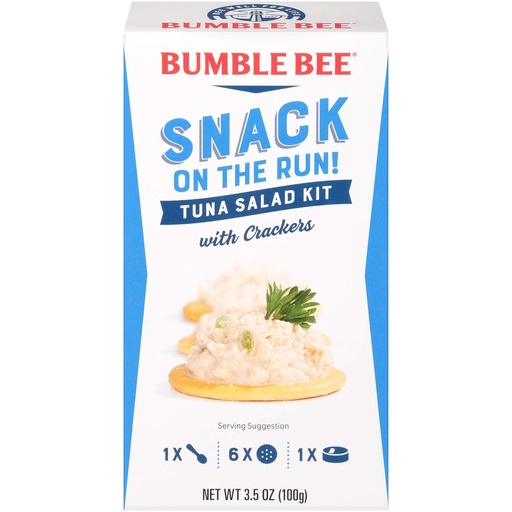 [22035] Bumble Bee Tuna Salad w/ Crackers Snack on the Run 9ct 3.5oz