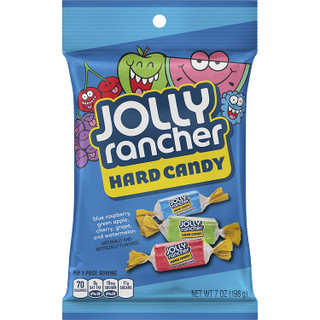 [32119] Jolly Rancher Asst Peg Bag 12 ct 7 oz