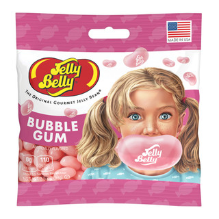 [32705] Jelly Belly Bubble Gum 12 ct 3.5 oz Peg Bag