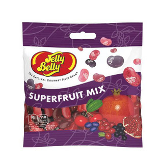 [32724] Jelly Belly Superfruit Mix 12 ct 3.1 oz Peg Bag