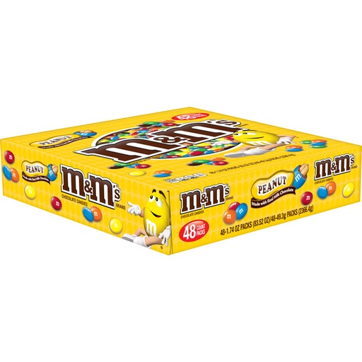 [10570] M&M Peanut 48ct 1.74oz