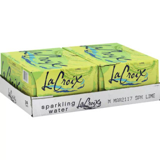 [33140] La Croix Sparkling Water Lime 24 ct 12 oz