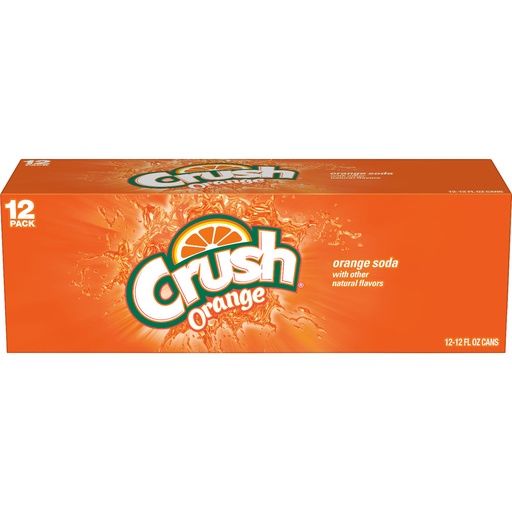 [33213] Crush Orange Soda 12 ct 12 oz