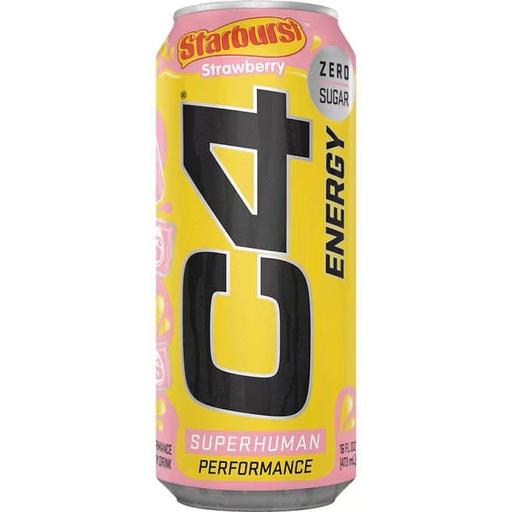 [33225] C4 Cellucor SF Starburst Strawberry Energy Drink 12ct 16oz