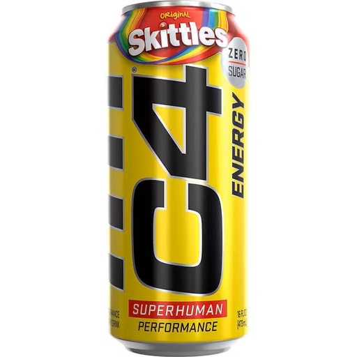 [33226] C4 Cellucor SF Skittles Energy Drink 12ct 16oz