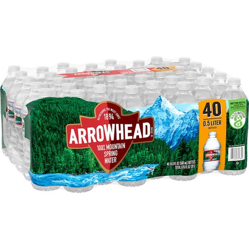 [33412] Arrowhead Mountain Spring Water 40 ct 16.9 oz