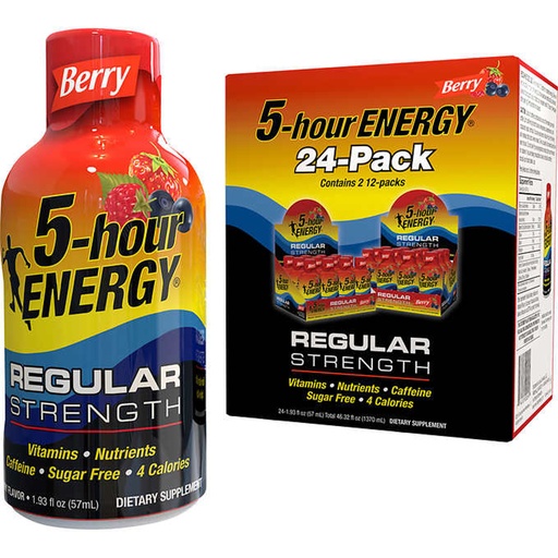 [33480] 5-Hour Energy Shot Berry 24 ct 1.93 oz