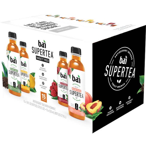 [33502] Bai Antioxidant Supertea Variety 15 ct 18 oz