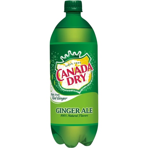 [33554] Canada Dry Ginger Ale 15 ct 1 Liter