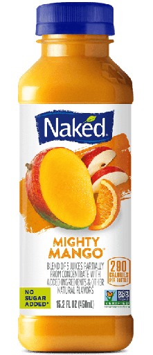 [33581] Naked Juice Smoothie Mighty Mango 8 ct 15.2 oz