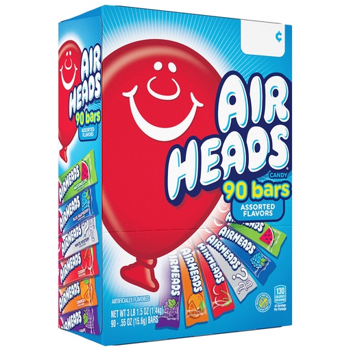 [25300] Airheads Variety bars 90ct 0.55oz