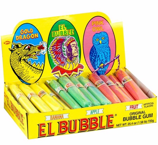 [25450] El Bubble Original Bubble Gum Cigar 36ct