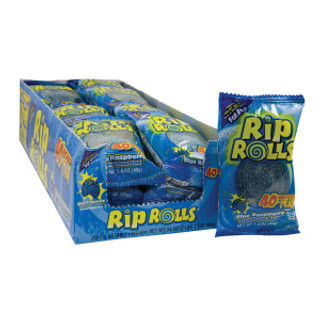 [26205] Rip Rolls Blue Raspberry 24 ct 1.4 oz