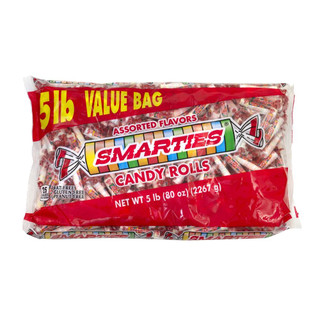 [50007] Smarties Small Wrapped 5lb/6 Bags