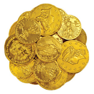 [50242] Madeline Gold Assorted Coins 10 lb Bag