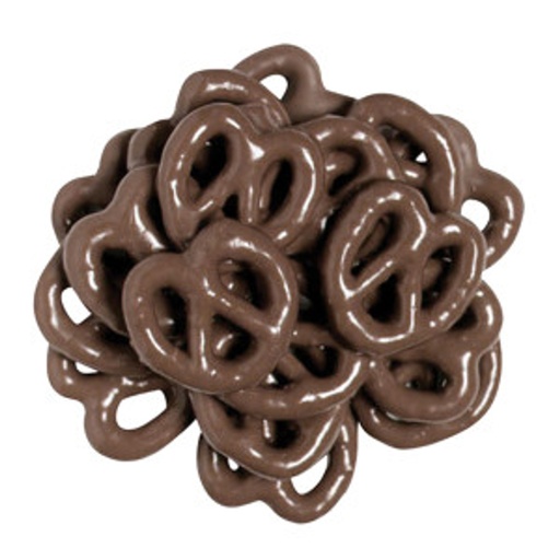 [50845] Dark Chocolate Covered Mini Pretzels 15 lb