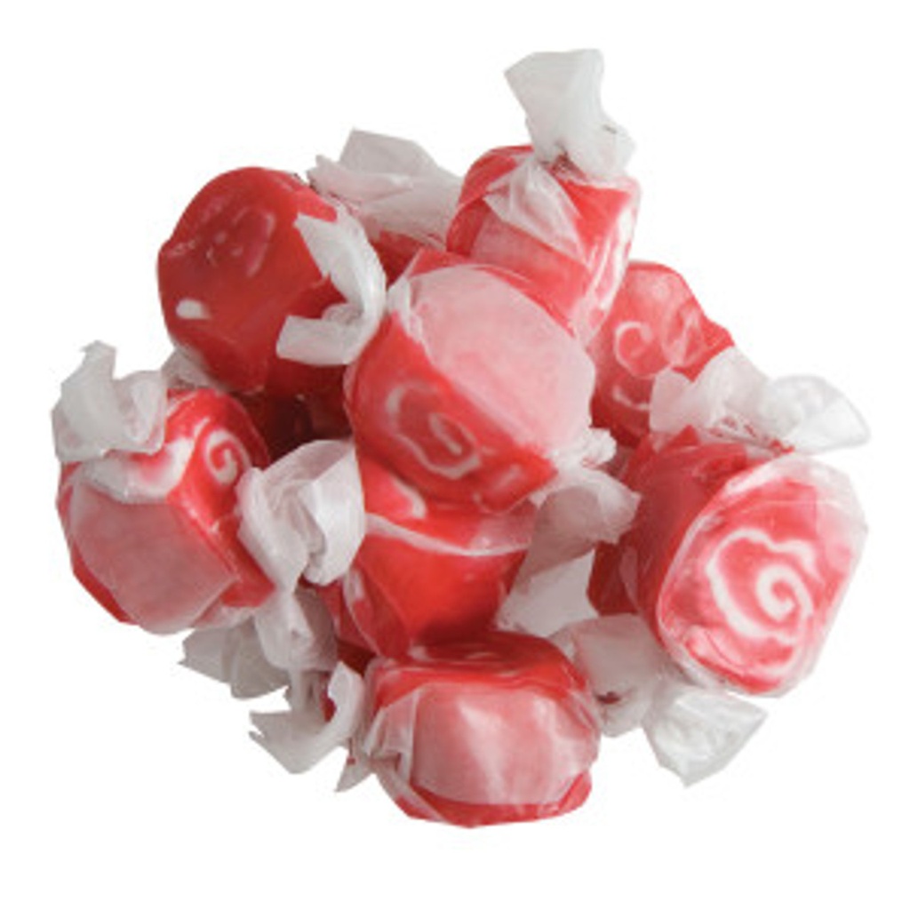 Taffy Town Red Licorice Swirls Salt Water Taffy 5lb Four Seasons Candy