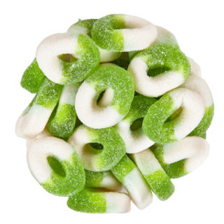 [54002] Jovy Gummy Rings Apple 5lbs