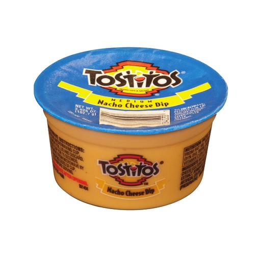[90088] Tostito Medium Nacho Cheese Dip 30ct 3.62oz