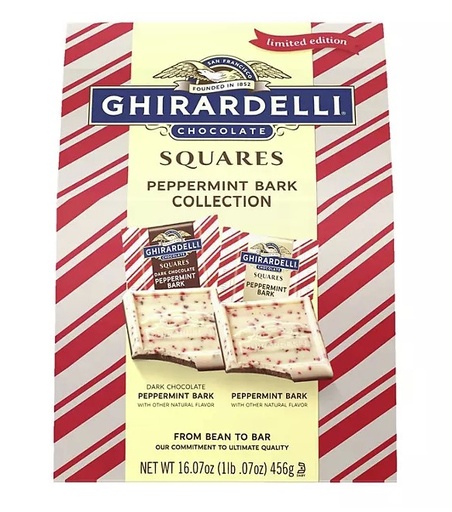 [75046] Ghirardelli Peppermint Bark Collection 16.07oz 