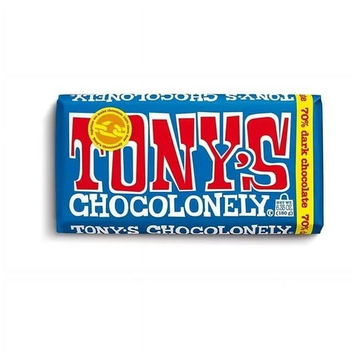 [11442] Tony's Dark Chocolate 70% 15ct 6.35oz