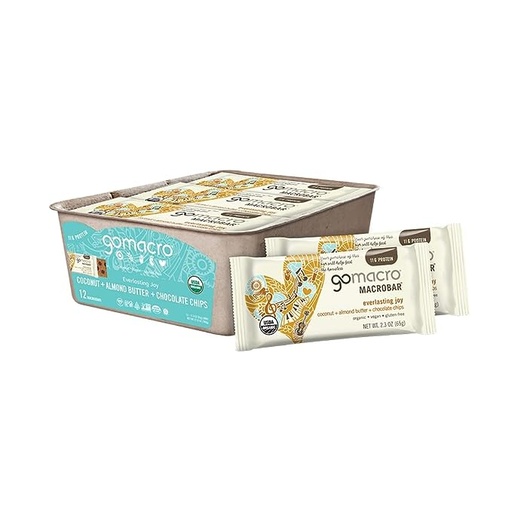 [22731] GoMacro Coconut Almond Butter & Chocolate Chip 12ct 2.3oz