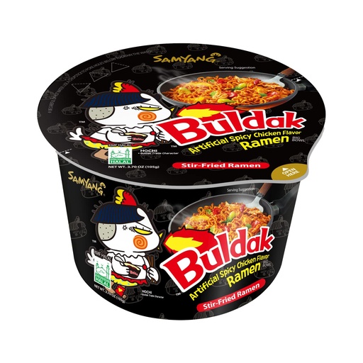 [22265] Samyang Buldak Spicy Chicken Stir Fried Ramen 6ct 3.7oz