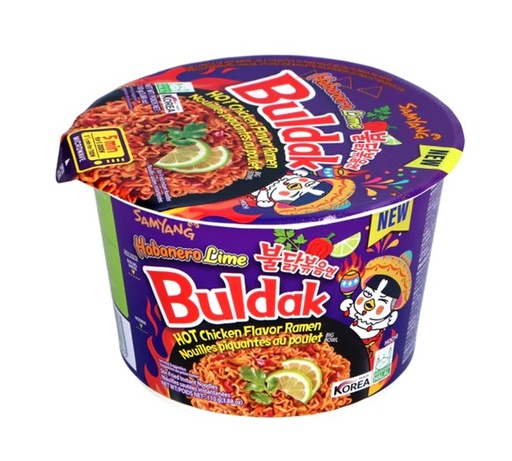 [22266] Samyang Spicy Habanero Lime Stir Fried Ramen 6ct 3.88oz