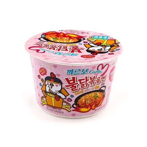[22267] Samyang Buldak Carbonara Spicy Chicken Ramen 6ct 3.7oz