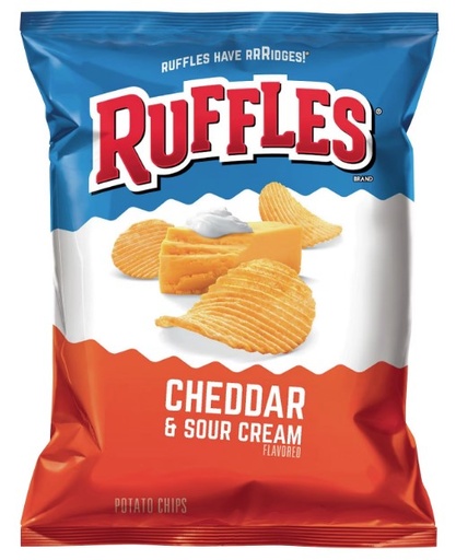 [21312] Ruffles Cheddar & Sour Cream XVL 24ct 2.12oz