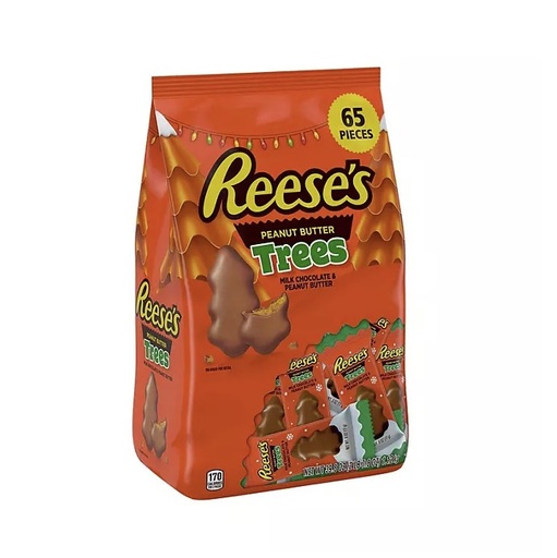 [75133] Reese's Christmas Milk Chocolate Peanut Butter Trees 2.48lb