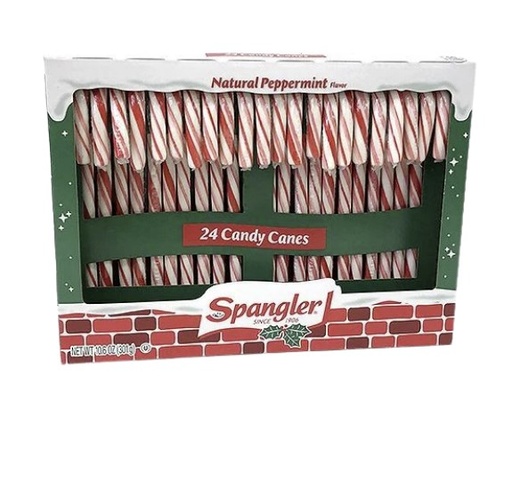 [75032] Spangler Peppermint Candy Canes 24ct 