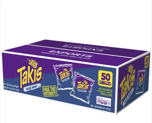 [21352] Takis Blue Heat 50ct 1oz