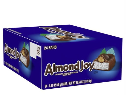 [10021] Almond Joy Bar 24ct 1.61 oz