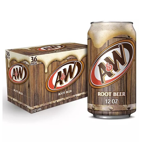[33103] A&W Root Beer 36ct 12 oz