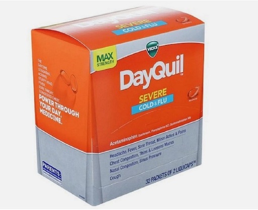 [18074] Dayquil Severe Cold & Flu Dispenser 32pk 2ct