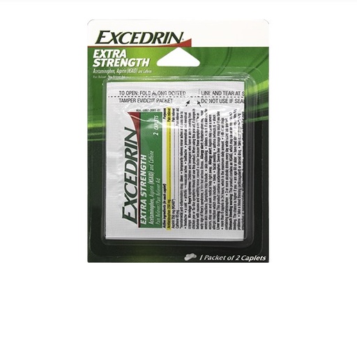 [18062] Excedrin Extra Blister Pain Reliever 12pck 2ct