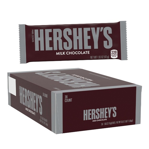 [10350] Hershey's Milk Bar 36 ct 1.55 oz