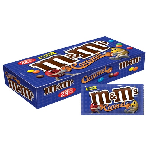 [10513] M&M Caramel Milk Chocolate 24 ct 1.4 oz