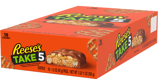 [10885] Reese's Take 5 Bar 18 ct 1.5 oz